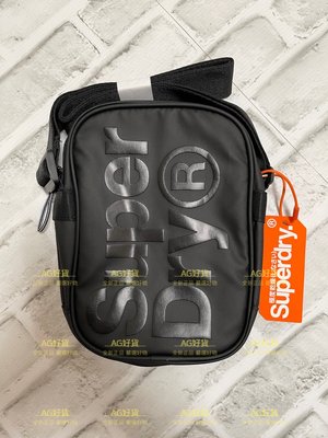 極度乾燥 ㊣ Superdry Side Bag 側背包 斜肩包 隨身包 小包 手機袋 黑色 SD 現貨 正品