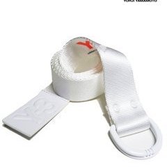 Y3 on sale white belt