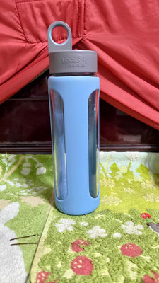 LOCK&LOCK 矽膠耐熱 玻璃水壺 藍色 510ml 320