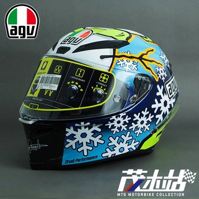 ❖茂木站 MTG❖ AGV PISTA GP 全罩 安全帽 WINTER TEST 2016  限量 Rossi。雪人