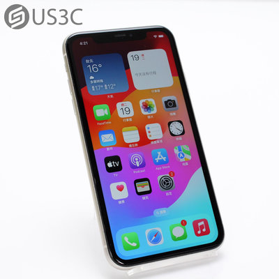 【US3C-台南店】【一元起標】台灣公司貨 Apple iPhone 11 128G 6.1吋 白色  Liquid Retina HD顯示器 二手手機