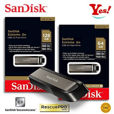 【Yes！公司貨】SanDisk Extreme Go CZ CZ810 64GB 64G USB3.2 USB 隨身碟