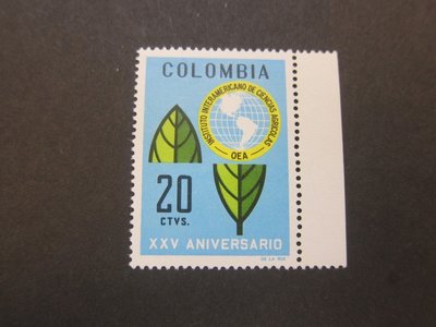 【雲品12】哥倫比亞Colombia 1968 Sc 784 set MNH 庫號#B538 92027