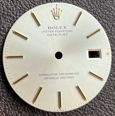 勞力士 Rolex 原廠真品 16013 16233 16253 16263 系列適用 原廠K金時標無翻寫面盤