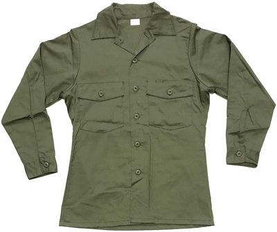 美軍公發 OG-507 長袖勤務襯衫 工作衫 綠色 全新