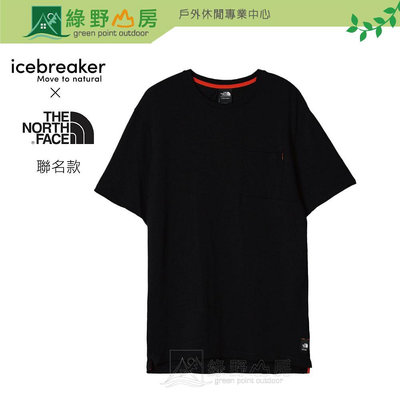 《綠野山房》icebreaker × The North Face聯名 男款 Merino 200 圓領上衣 IB0A56VV