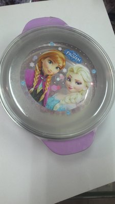 韓國進口 冰雪奇緣Frozen不鏽鋼餐碗/湯碗 304不鏽鋼碗370ml 碗 有蓋子 餐具 兒童碗 現貨