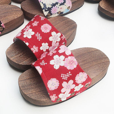 木屐鞋女日本日式cos木拖鞋厚底一字包頭和風高跟夏季