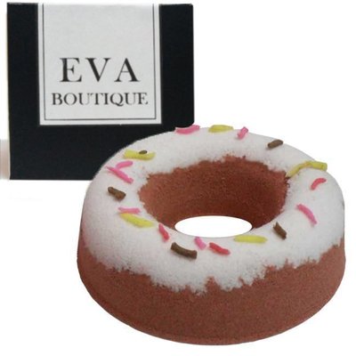 EVA甜甜圈 汽泡錠 泡澡球 點心造型沐浴球 一入禮盒