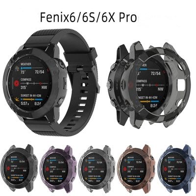 適用於 Garmin Fenix7 5 5s 5X 6 6s 6x 智能手錶軟保護殼 佳明fenix 7半包軟殼