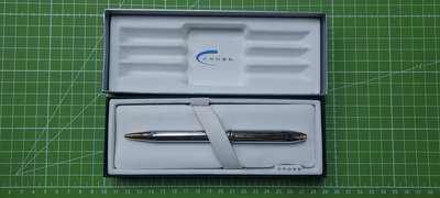 CROSS～美國製～高仕鉻金原子筆～附原廠盒，單，筆芯