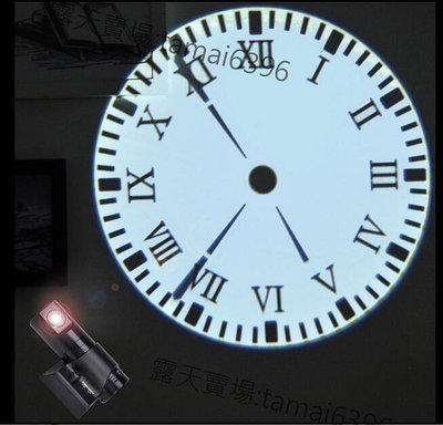 創意復古LED投影鐘歐式羅馬靜音電子投射時鐘客廳桌面座鐘掛鐘