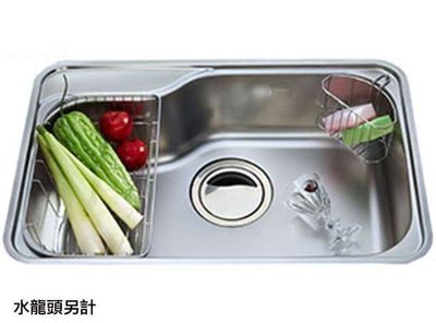 《台灣尚青生活館》喜特麗 JT-A6020 白鐵水槽 洗手槽 流理台水槽 不鏽鋼水槽 (單槽型) 吧檯水槽