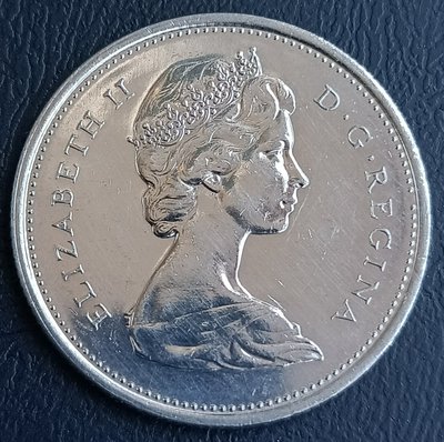 加拿大    1974年    25分     鎳幣   1172