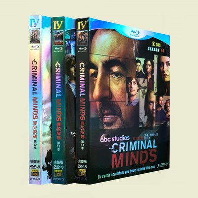 美劇高清DVD碟片 Criminal Minds 犯罪心理 第12-14季 完整版