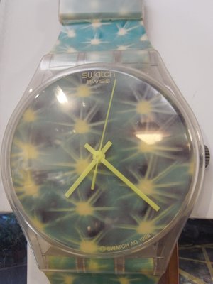 ＊阿威的藏寶箱＊【Swatch巨大手錶  大型手錶 大型掛鐘 大型時鐘 手錶 時鐘 掛鐘 1996瑞士】高約208公分。