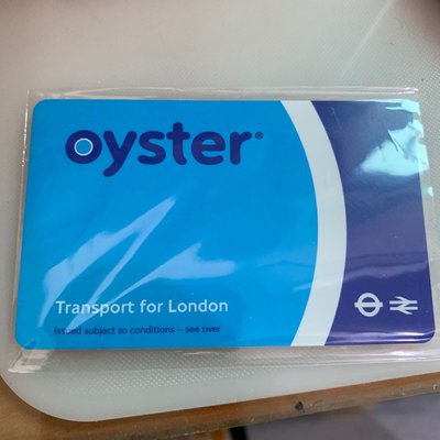 二手 Oyster card london 倫敦 英國 交通卡