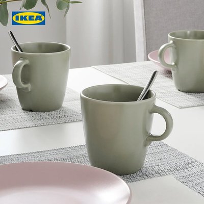 IKEA宜家FARGKLAR法利克洛高顏值水杯高級感杯子茶杯咖啡杯馬克杯