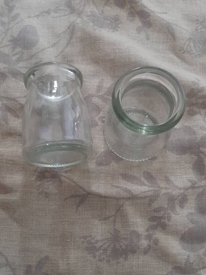 【紫晶小棧】布丁 玻璃瓶 100ml 玻璃罐 空罐 空瓶 蠟燭 DIY 手作 材料 (現貨61個) 擺飾