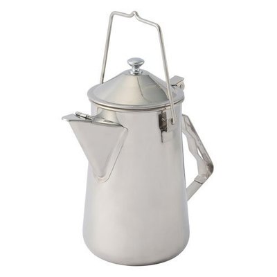 【露營趣】Coleman CM-26788 不鏽鋼火爐茶壺 咖啡壺 燒水壺 不鏽鋼茶壺