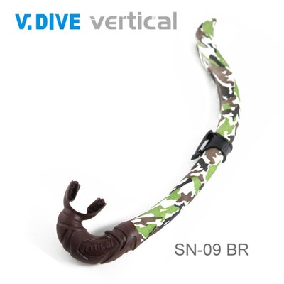 V.DIVE SN-09 Snorkel 自由潛水呼吸管 (SN09) 迷彩