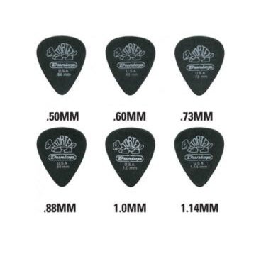 Dunlop 4880 彈片Pick【Tortex Pitch Black】/單片價