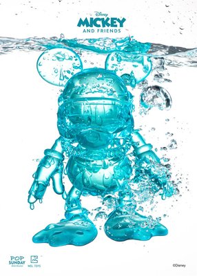 【海外代購】【25cm】MGL TOYS POP SUNDAY 潛水米奇 綠水鬼 迪士尼正版