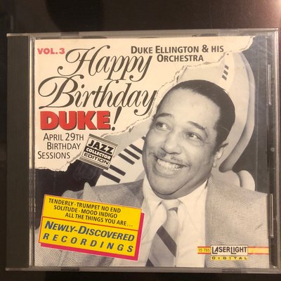 *愛樂熊貓*1992美JVC首版(無IFPI)HAPY BIRTHDAY DUKE VOL.3