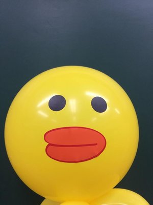 [fun magic] 莎莉造型氣球 莎莉氣球 黃色小鴨造型氣球 黃色小鴨氣球 鴨子氣球 鴨子造型氣球
