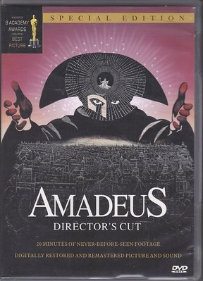 音樂居士新店#Amadeus (Director's Cut) 莫扎特傳 中/英文字幕 D9 DVD