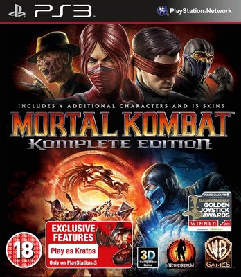 全新未拆 PS3 真人快打9 年度完整版 -英文版- Mortal Kombat Komplete 魔宮帝國