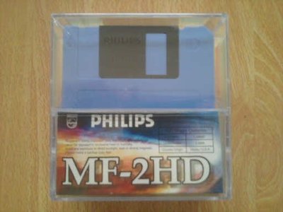 全新 PHILIPS 3.5吋 磁碟片(10入膠盒)