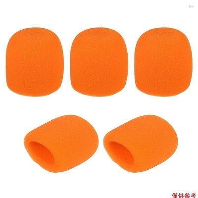 Yohi 麥克風海綿罩 K歌話筒海綿套 5個裝 橙色