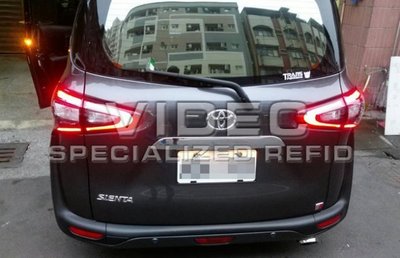 巨城汽車精品 豐田 Toyota Sienta 2016-2017 原廠 尊爵版 導光尾燈 新竹 威德