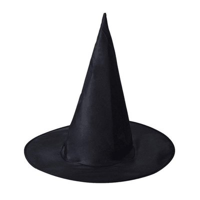 巫師帽 女巫帽 派對兒童成人 黑色牛津布 哈利波特 魔法師帽子 巫婆帽 化妝舞會 角色扮演 萬聖節