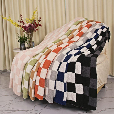 毛毯毯子沙發毯空調毯四季午睡毯北歐空調毯加厚保暖品質