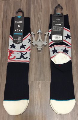 Stance X 傳奇特技車手 Evel Knievel 聯名款 Suit Up 黑色星 中筒襪 襪子 潮流 NBA