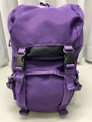 優衣庫UNIQLO紫色輕量束口後背包,登山背包,休閒背包,運動背包（～紫～）
