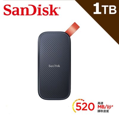 含稅 展碁 SanDisk E30 SSD 1TB 保固3年 行動固態硬碟 外接硬碟 SDSSDE30-1T00-G25