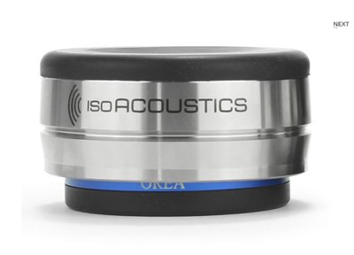 【三木樂器】公司貨 IsoAcoustics OREA Indigo 藍色 避震塊 吸震塊 喇叭架 音響架 音箱 單顆