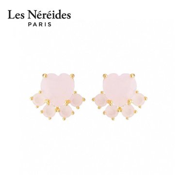 現貨優選#Les Nereides  愛動物慈善系列貓爪耳釘耳夾簡約