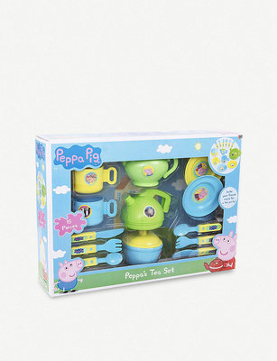 粉紅豬小妹 佩佩豬 茶具組家家酒玩具組 禮物 Peppa Pig 英國代購 玩具 現貨【小黃豬代購】