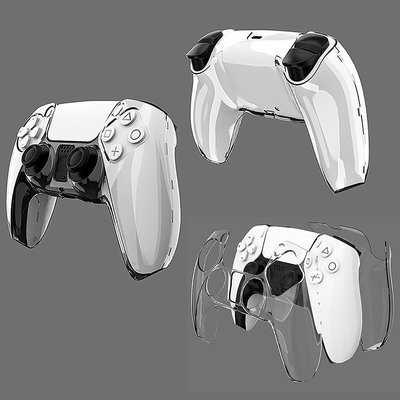 超薄手柄水晶殼 遊戲手柄控制器保護殼 適用於 PlayStation 5 PS5配件