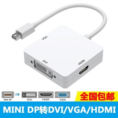 促銷 (null)蘋果小 迷你mini DP接口轉蘋果DVI筆記本HDMI電腦VGA轉換器轉接口 可開發票