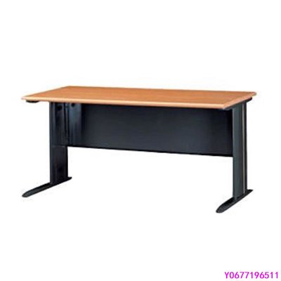《亞毅OA辦公 具》oa辦公桌木紋色標物尺寸120cm黑色桌腳黑色主桌電腦桌 書桌製造亞毅OA辦公 具-標準五金