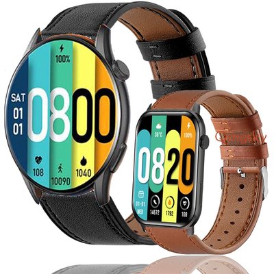 適用於 Kieslect KR Pro Smartwatch KS 錶帶錶帶皮革智能錶帶腕帶運動 K10 K11 錶帶手