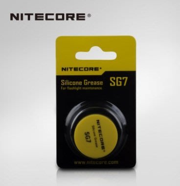 【LED Lifeway】NiteCore SG7 O-RING 原廠 專用LED 手電筒 潤滑油 / 保養液