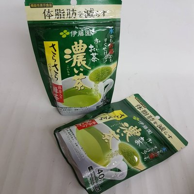 【日本進口】日本製~伊藤園濃茶（新版）40克 $250/包KF021