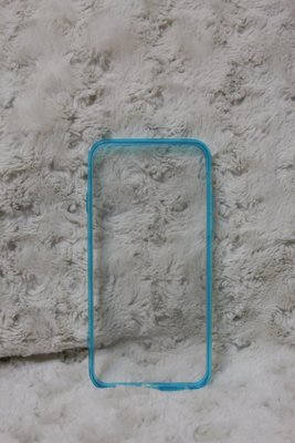 iPhone6 4.7寸 新款 湖藍色 糖果色邊框 透明背殼 手機保護殼 手機套