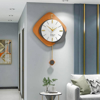 歐式創意掛鐘 靜音時鐘 電子擺鐘 壁鐘 簡約時鐘 石英鐘 家用客廳餐廳掛錶 臥室牆面裝飾品 藝術掛鐘 時尚裝飾鐘錶-慧友